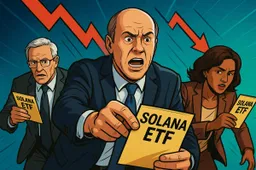 Solana ETF's boeken eerste uitstroom ooit: $8,2 miljoen weg op een groene marktdag