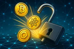 Bitcoin koers herstelt, maar let op deze altcoin ontgrendelingen aankomende week!