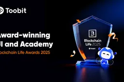 Toobit behaalt dubbele overwinning bij Blockchain Life Awards 2025
