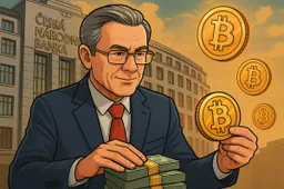 Tsjechische Nationale Bank koopt voor 1 miljoen dollar aan Bitcoin: Eerste in Europa