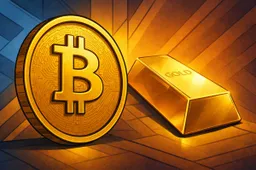 Bitcoin-goudratio duikt naar met 50% in 2025 – Wat betekent dit?