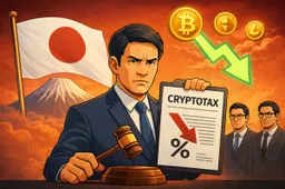 Japan gaat belasting op crypto drastisch verlagen in 2026