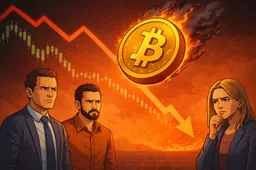 Bitcoin crasht onder $80.000: Laagste niveau sinds april 2025, liquidaties lopen op tot $2,5 miljard