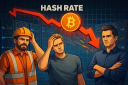 Bitcoin mining neemt ook een duik: Hash rate dipt onder 1 ZH/s – AI en fabrikanten veranderen alles!