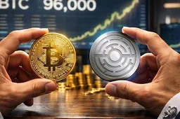 De grootste investeerders kopen massaal Bitcoin en deze munt stijgt met 1000%, terwijl BTC de $96.000 weer terugwint
