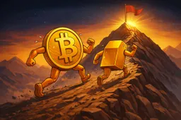 Bitcoin klaar voor een inhaalslag ten opzichte van goud? Historische patronen wijzen op rally naar $144.000