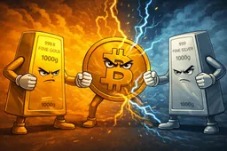 Goud en zilver breken records, terwijl Bitcoin blijft hangen – Toch blijft BTC winnen op lange termijn