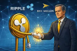 Ripple als één van de belangrijkste deelnemers in BNY Mellon's tokenized deposits uitrol