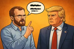 Cardano-oprichter haalt fel uit naar Donald Trump: "Zeer schadelijke beleidsfout"