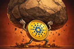 Cardano koers onder druk ADA prijs