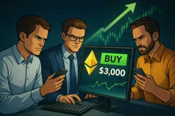 Ethereum-handelaren bijten door: Sterke accumulatie boven $3.000 houdt de bodem intact – dip of setup voor rebound?