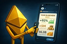 Ethereum blikt terug op een sterk 2025: Dominantie in DeFi en institutionele adoptie