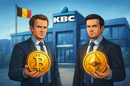 Groot nieuws voor crypto in België: KBC Bank gaat vanaf februari 2026 Bitcoin en Ethereum handel aanbieden