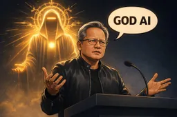 Nvidia CEO dropt bom: “God AI” komt niet volgende week, niet volgend jaar… misschien pas in bijbelse tijden