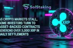 Nu de cryptomarkten stagneren, wenden sommige investeerders zich tot door activa gedekte contracten, waarmee ze dagelijks meer dan 3.000 XRP uitkeren