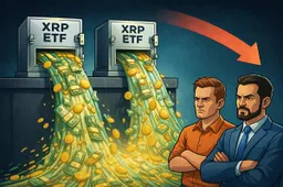 XRP ETF's noteren eerste rode dag ooit: $40,8 miljoen uitstroom, is dit het begin van meer rode cijfers?