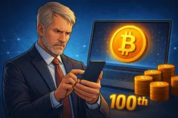 Strategy doet 100e Bitcoin-aankoop met 592 BTC voor $39,8 miljoen