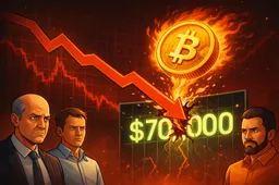 Bitcoin crasht verder naar $69.000, terwijl geopolitieke spanningen tussen VS en Iran toenemen