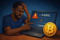 Bitcoiner maakt dure fout: $181.000 aan BTC verstuurd naar wallet van Satoshi Nakamoto