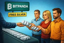 Zilverprijs zakt na extreme piek: Nu tijd om te kopen? Ontvang €15 gratis zilver via Bitpanda!