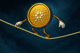Cardano (ADA) koers balanceert op dun koord: Whales stapelen op, maar korte termijn blijft spannend