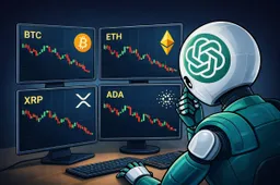 ChatGPT deelt koersdoelen voor eind 2026: 3 scenario’s voor Bitcoin, Ethereum, XRP en Cardano