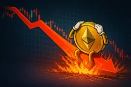Ethereum test houders: Prijs zet negatieve prijstrend voort