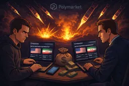 Insider trading-schandaal: Nieuwe Polymarket-accounts cashen $1 miljoen na Iran-aanval