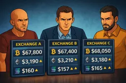 Waarom de prijs van crypto per exchange verschilt — en wat jij daarvan merkt