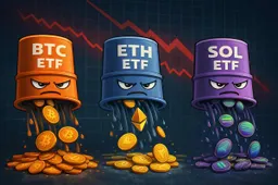 Bitcoin- en Solana-ETF’s: rode dag, groene week