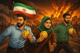 Bitcoin als 'reddingsboei': Kapitaalvlucht uit Iran schiet met 700% omhoog