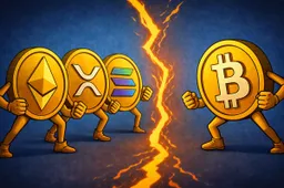 Opvallend in zwakke cryptomarkt: Ethereum, Solana en XRP tonen meer kracht dan Bitcoin