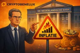 DNB waarschuwt: Nederlandse inflatie blijft hoger dan in eurozone — wat betekent dat voor Bitcoin?