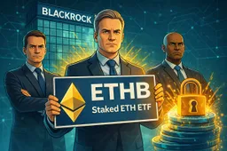 BlackRock start staked Ethereum ETF ETHB met sterke eerste handelsdag