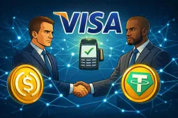 Visa integreert stablecoins volledig met Bridge: Direct afrekenen in de winkel met USDC of USDT