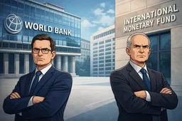 IMF en Wereldbank lopen tegen hun grens aan nu geopolitiek de economie gijzelt