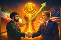 Bitcoin veert op na tweeweekse pauze in Iran-conflict, olie zakt hard weg