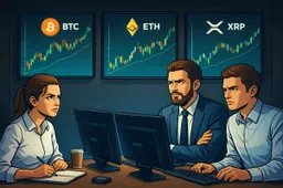 Retail koopt Bitcoin, Ethereum-whales dumpen en XRP-futures blijven short