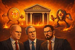 crypto bedreiging voor banken