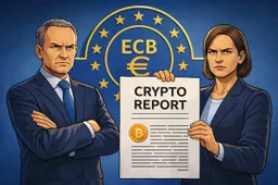 ECB: crypto is in de eurozone nog vooral bezit, geen geld