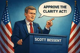 Amerikaanse minister van Financiën dringt aan op nieuwe cryptowet