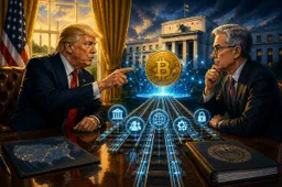 Trump vraagt Fed om crypto-toegang tot payment rails opnieuw te bekijken