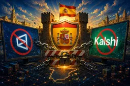 Spanje blokkeert Polymarket en Kalshi, België stond al dicht