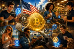 10% van Amerikanen gebruikt of bezit crypto, doorbraak blijft echter uit