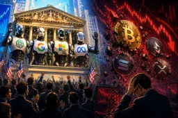 AI-beurskoorts wordt liquiditeitstest voor bitcoin en altcoins