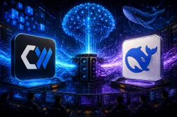 CoreWeave zet AI-tokens onder druk met DeepSeek-record
