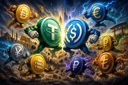 Ijskoude realitycheck voor Frankfurt: Waarom de cryptomarkt de euro massaal negeert