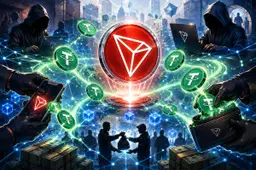 Tron wint als dollarrail, maar USDT-succes trekt sanctiedruk aan