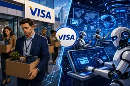Betaalgigant Visa schrapt 2.600 banen en verschuift naar AI-betalingen