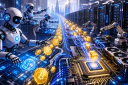 AI-agenten sturen crypto-waarde mogelijk naar chips en datacenters